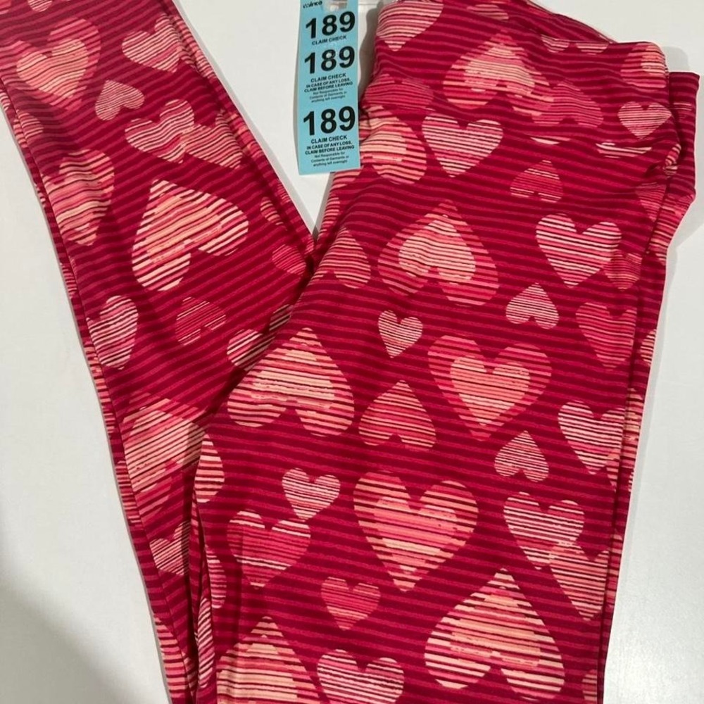 New‎ Old Stock LuLaRoe Heart Leggings Size TC
